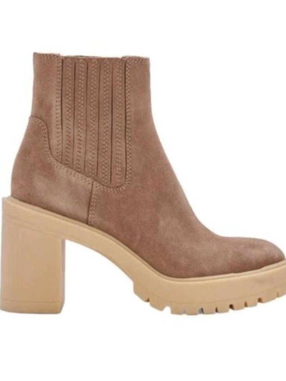 Dolce Vita Platform Suede Ankle Boot